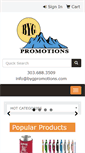Mobile Screenshot of bygpromotions.com